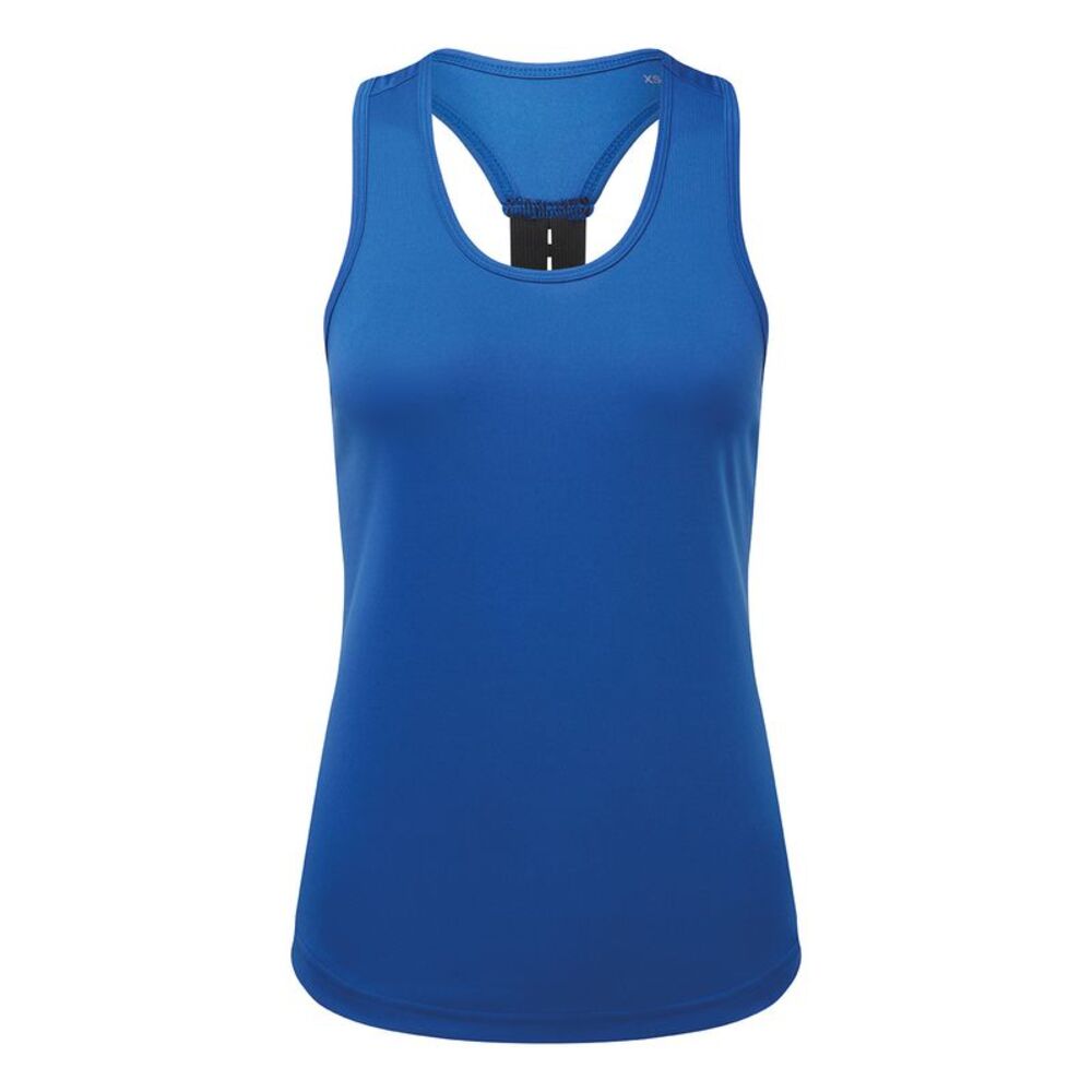TriDri Womens/Ladies Performance Backstrap Tank Top / Royal Blue